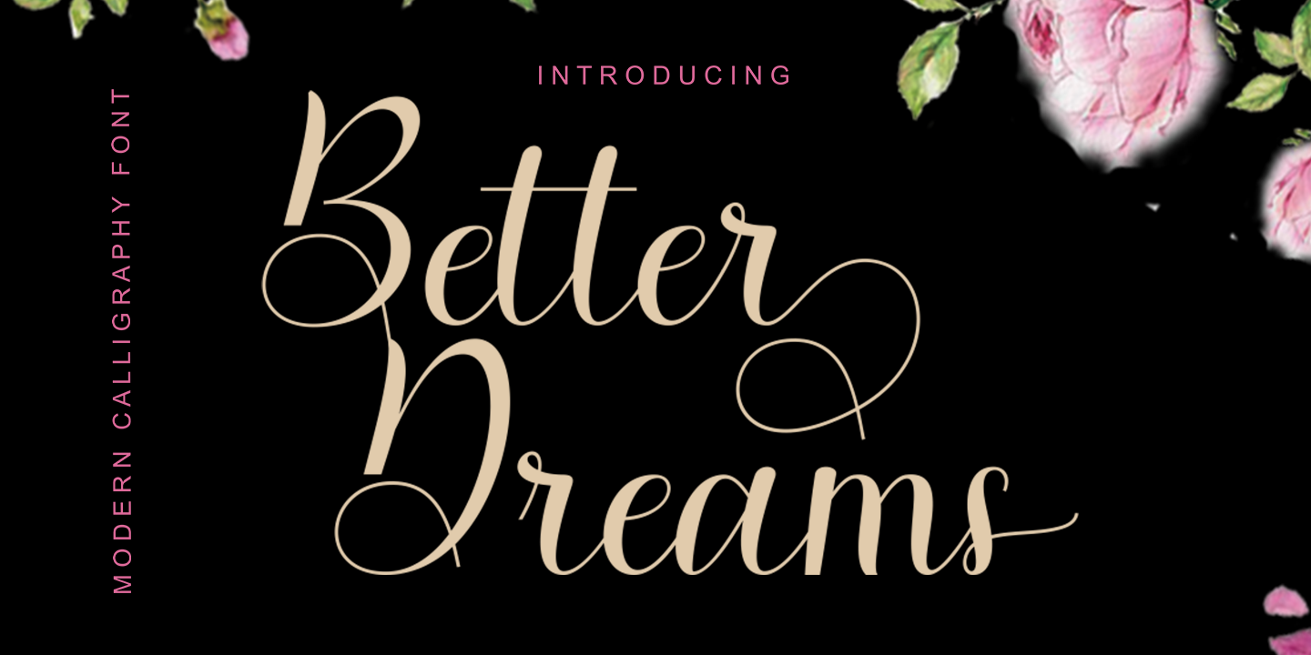 Шрифт Better Dreams